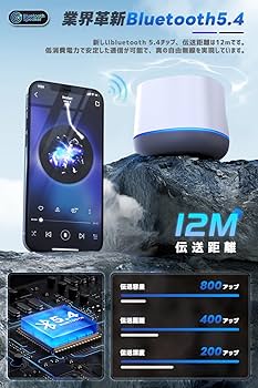 Amazon.co.jp: Bluetooth スピーカー 【360度サラウンドサウンド